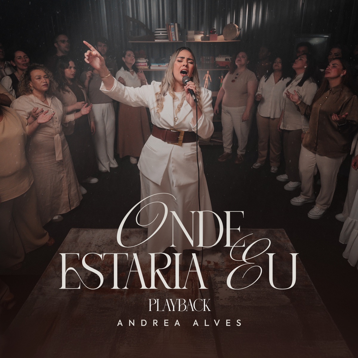 Onde Estaria Eu (Playback) - Single by Andrea Alves & Coral Hope album cover
