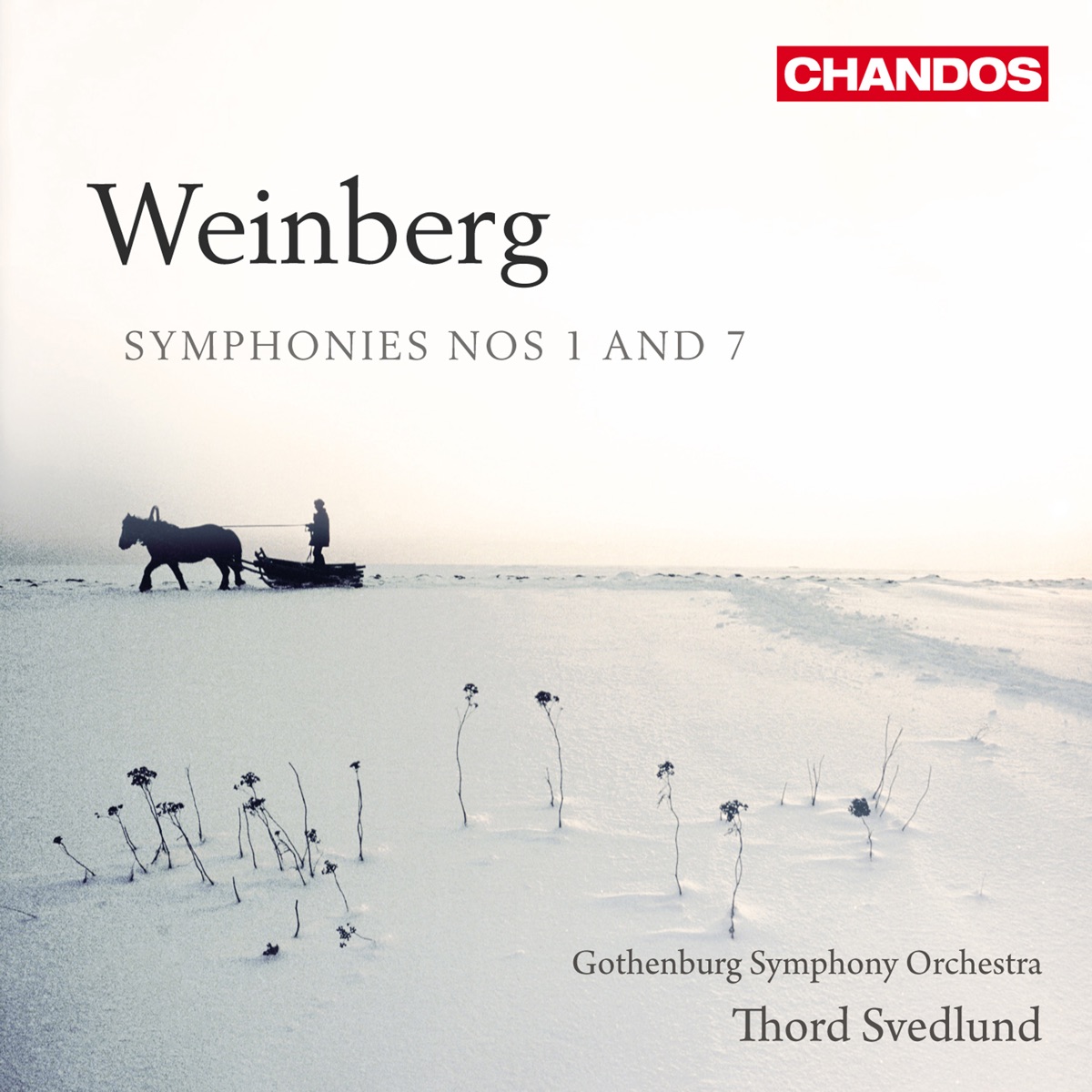 Weinberg: Symphonies Nos. 1 & 7 by Thord Svedlund, Gothenburg Symphony Orchestra & Erik Risberg album cover