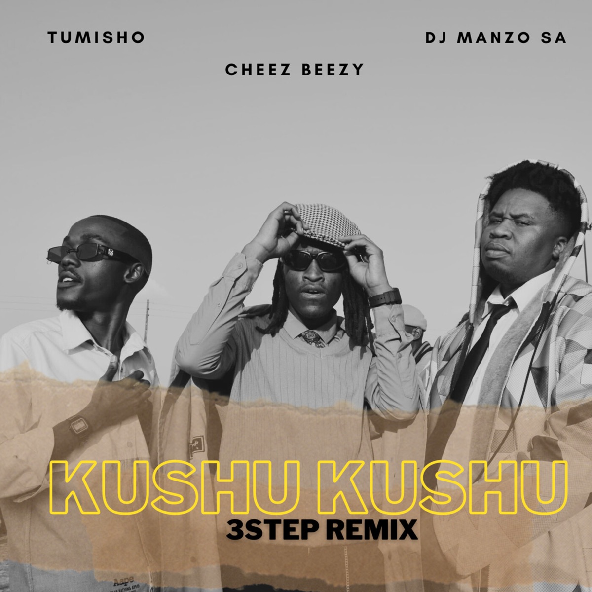 Kushu Kushu 3 Step Remix - Single by DJ Manzo SA, Cheez Beezy & Tumisho album cover