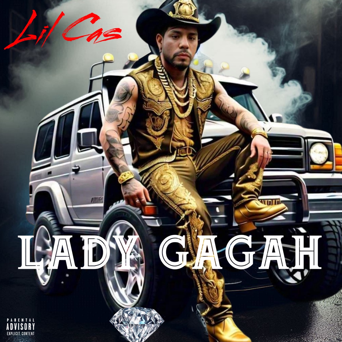 Lady Gagah - Single by Lil Cas album cover