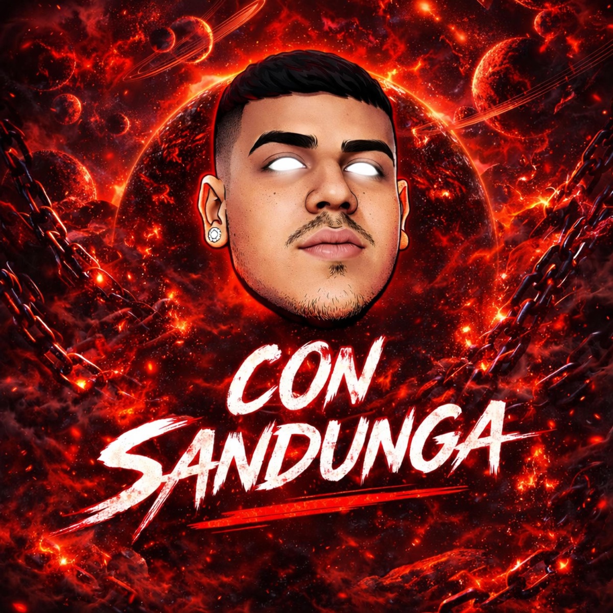 Con Sandunga (feat. S4NTI4GO ROJ4S) - Single by VIP SPACE album cover