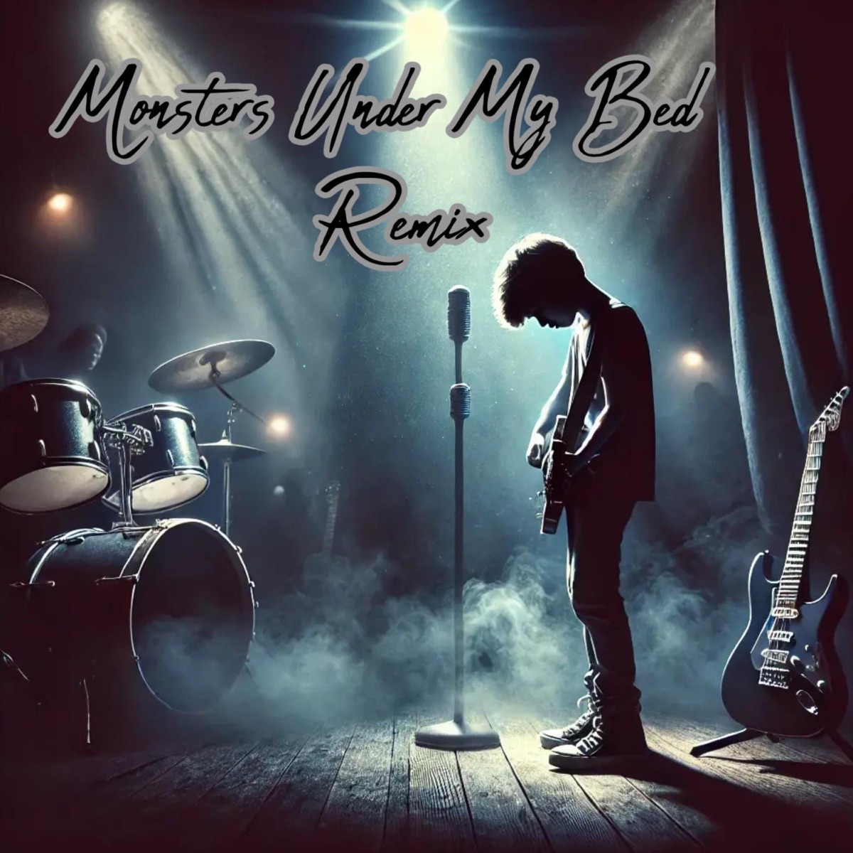 Monsters Under My Bed (feat. Isabella adams) [Remix] - Single by IHATEZAZA999 album cover
