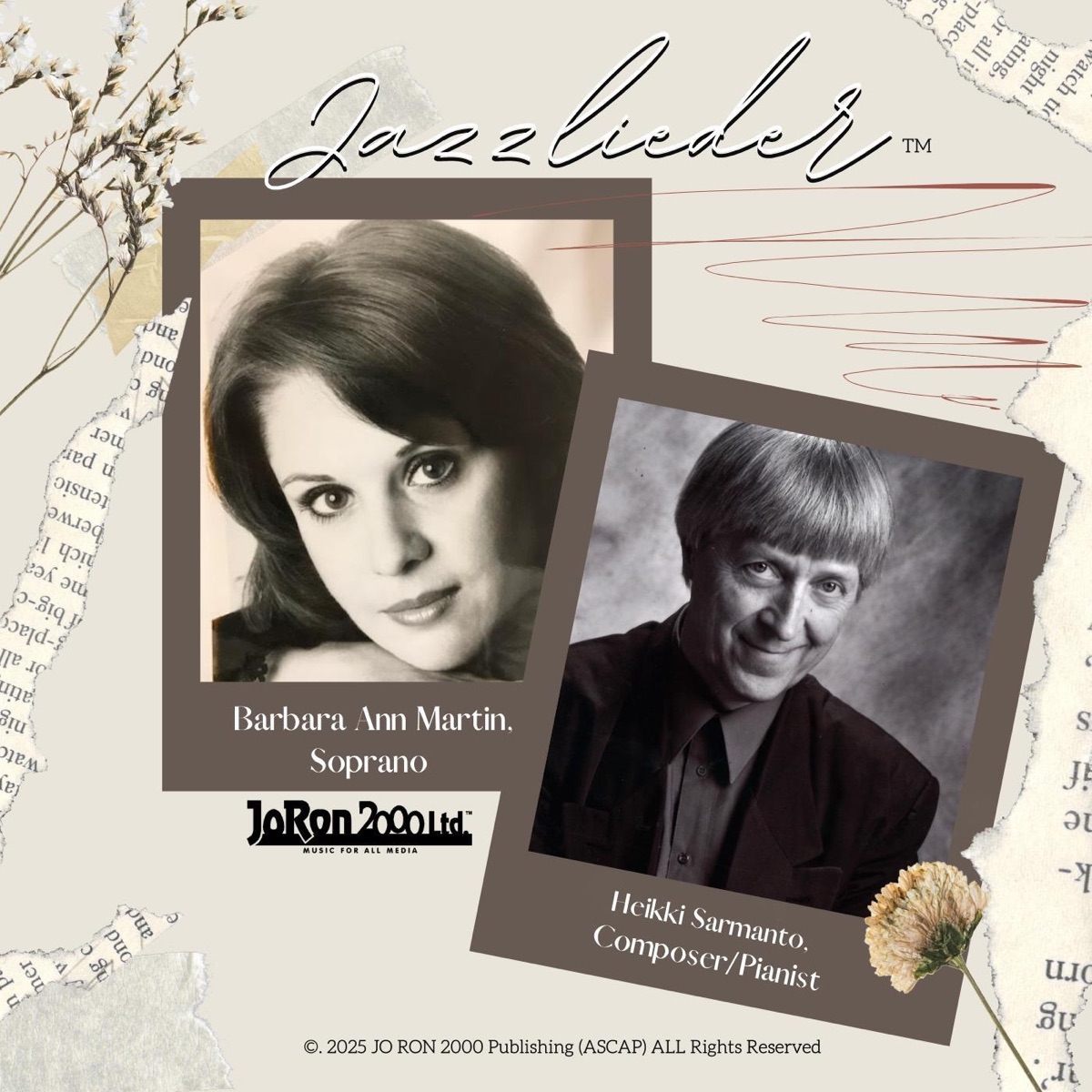 JAZZLIEDER™ by Heikki Sarmanto & Barbara Ann Martin album cover