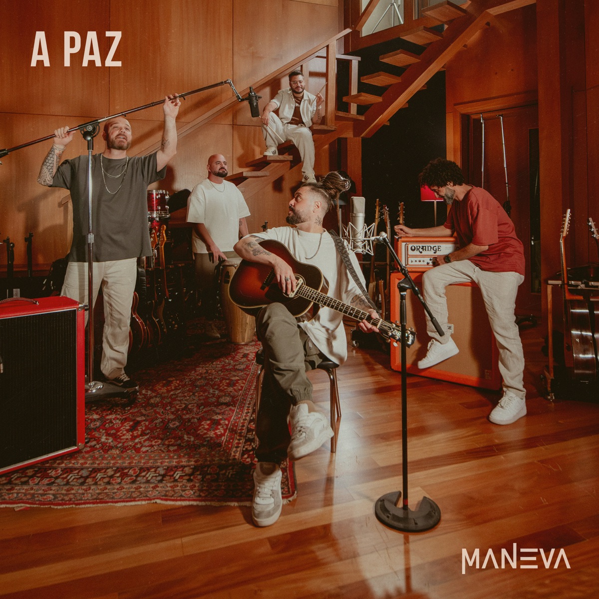 A Paz - Single by Maneva album cover
