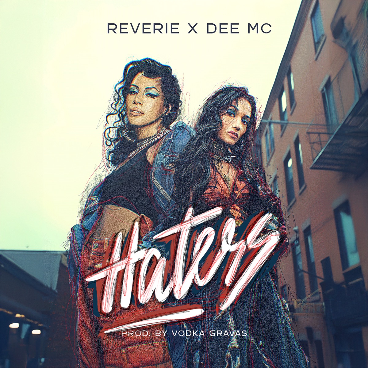 HATERS - Single by Dee MC, Reverie & Vodka Gravas album cover