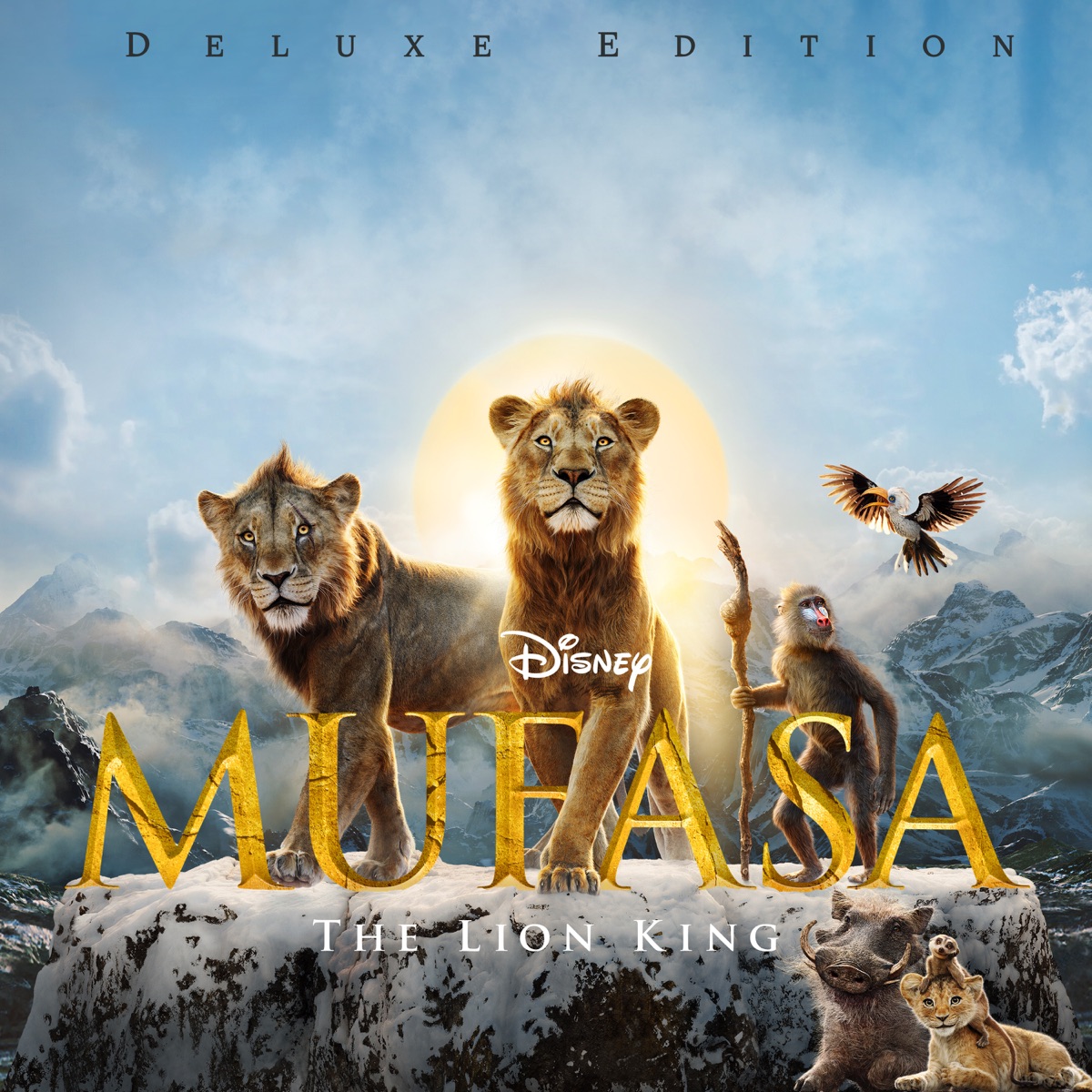 Mufasa: The Lion King (Original Motion Picture Soundtrack/Deluxe Edition) by Lin-Manuel Miranda & Lebo M album cover artwork