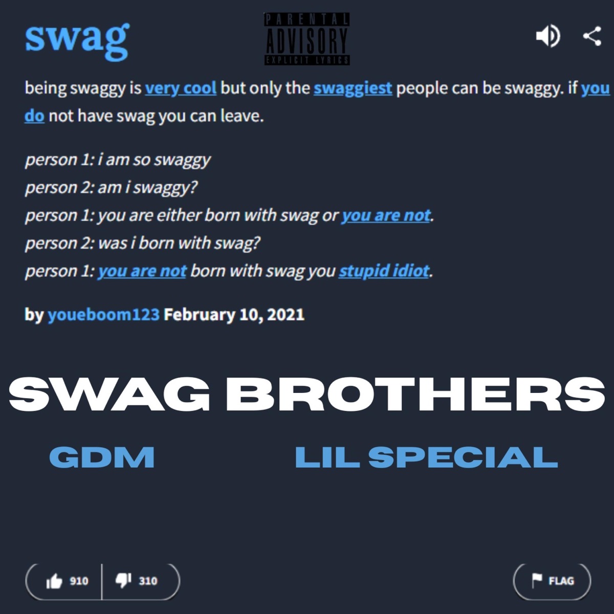 Swag Brothers (feat. Lil Special Swag) - Single by GdM album cover
