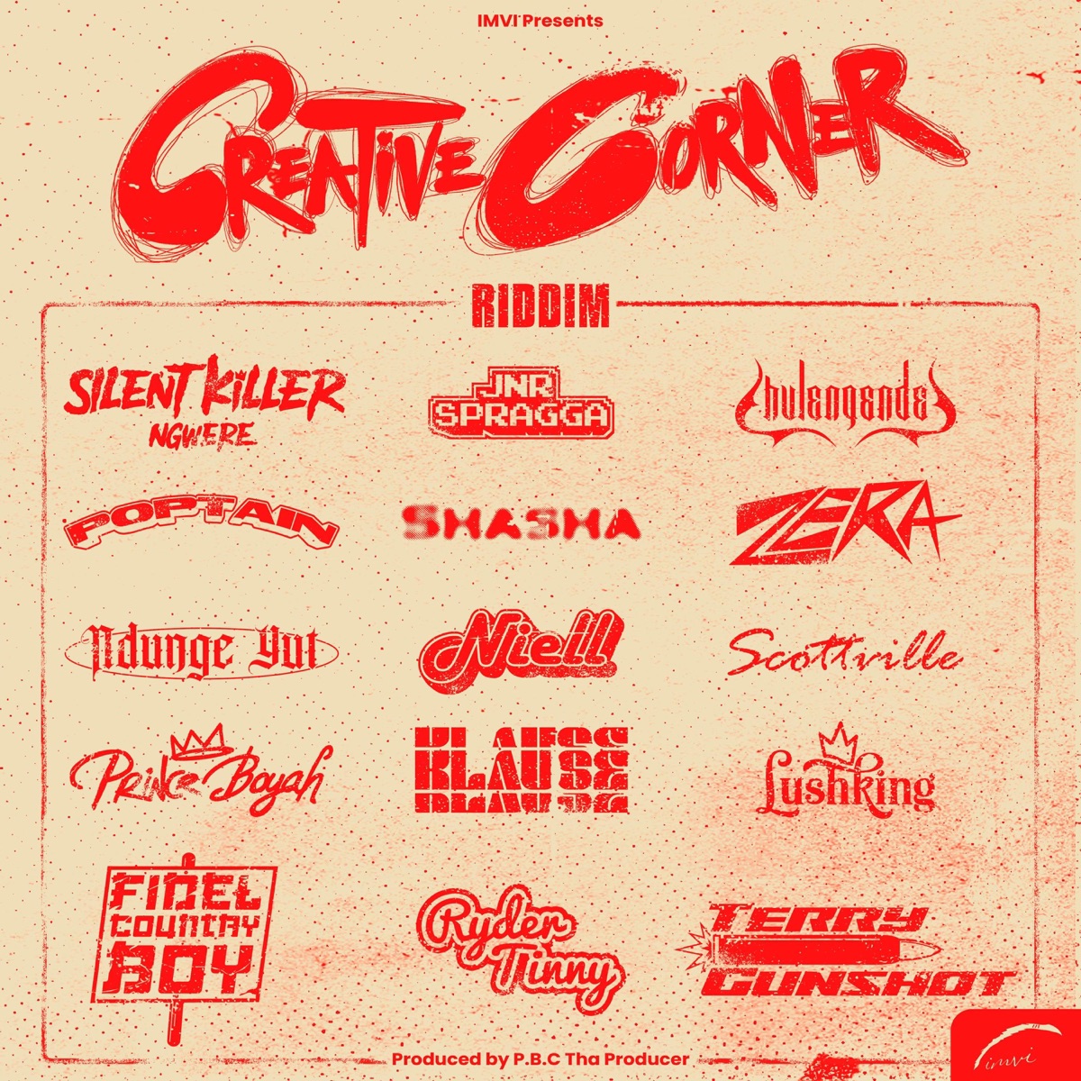Creative Corner Riddim by imvi album cover