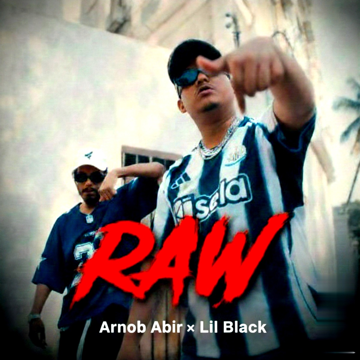 RAW - Single by Arnob Abir & Lil Black album cover