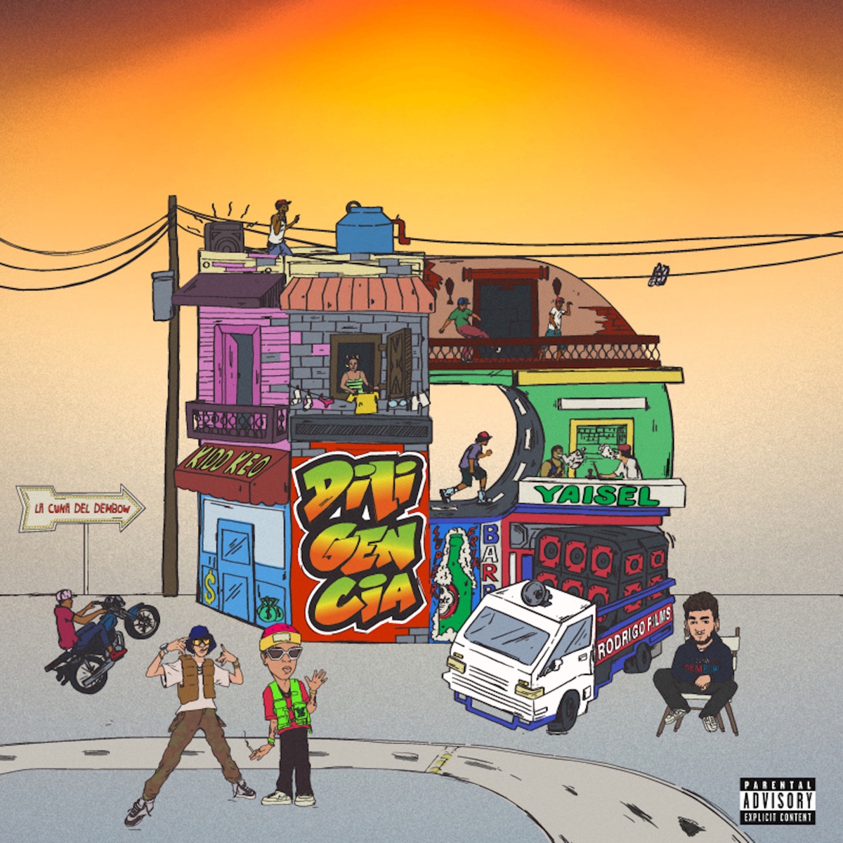 Diligencia - Single by Rodrigo Films, Kidd Keo & Yaisel LM album cover