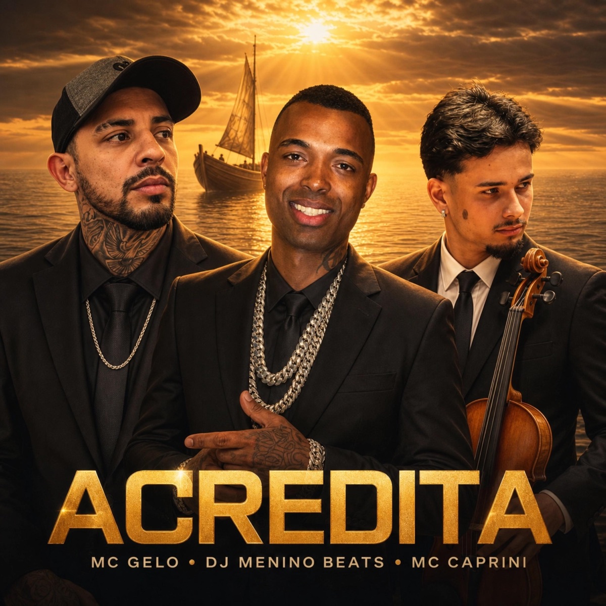 Acredita - Single by Mc Gelo, MeninoBeats & MC Caprini album cover