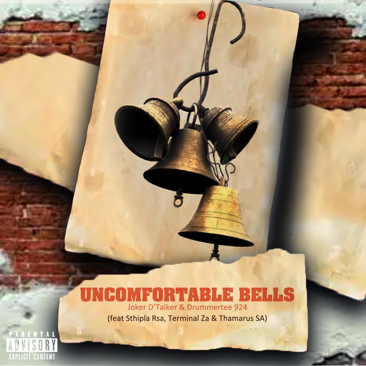 Uncomfortable Bells (feat. Thamarus SA) - Single by Joker D'talker album cover