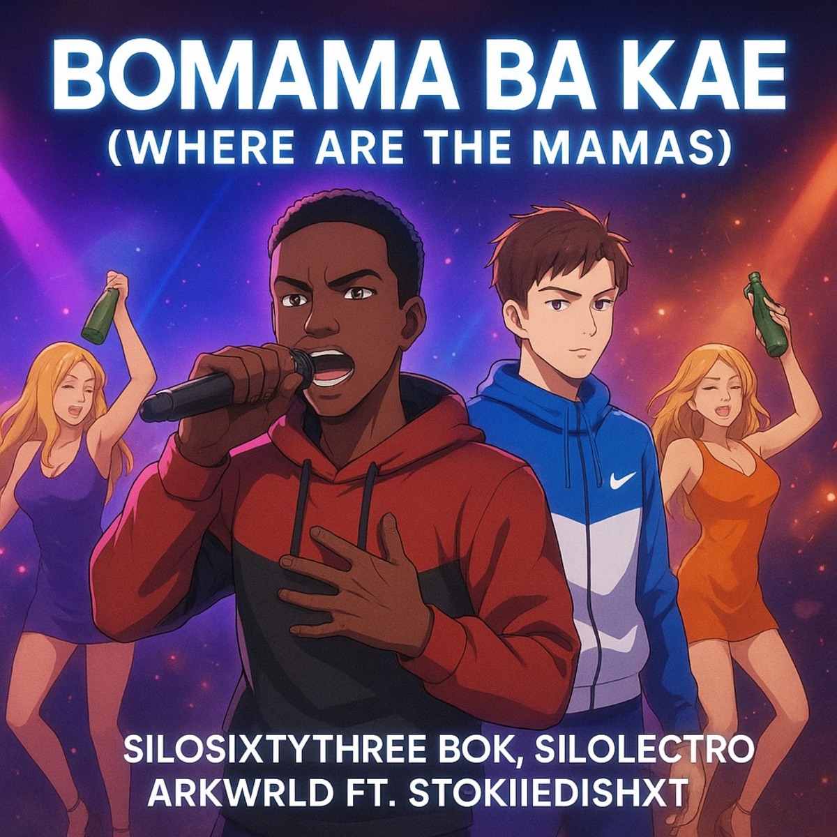 Bomama ba kae " where are the Mamas" (feat. StokiieDishxt & SiloLectro ARKWRLD) - Single by SiloSixtythree Bok album cover