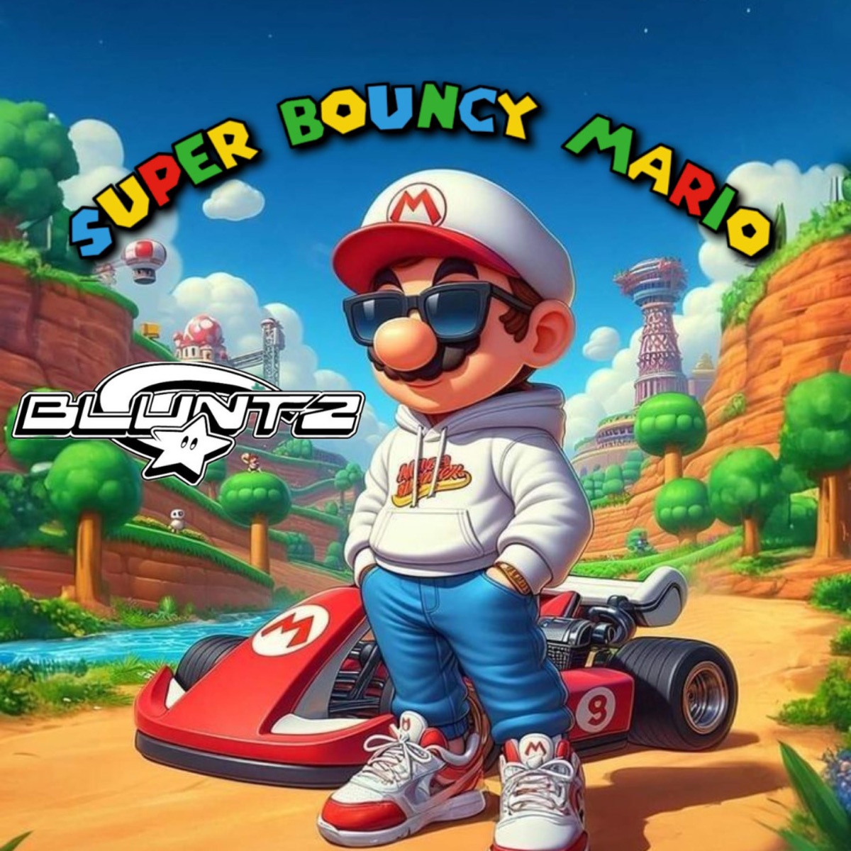 SUPER BOUNCY MARIO - Single by BLUNTz album cover