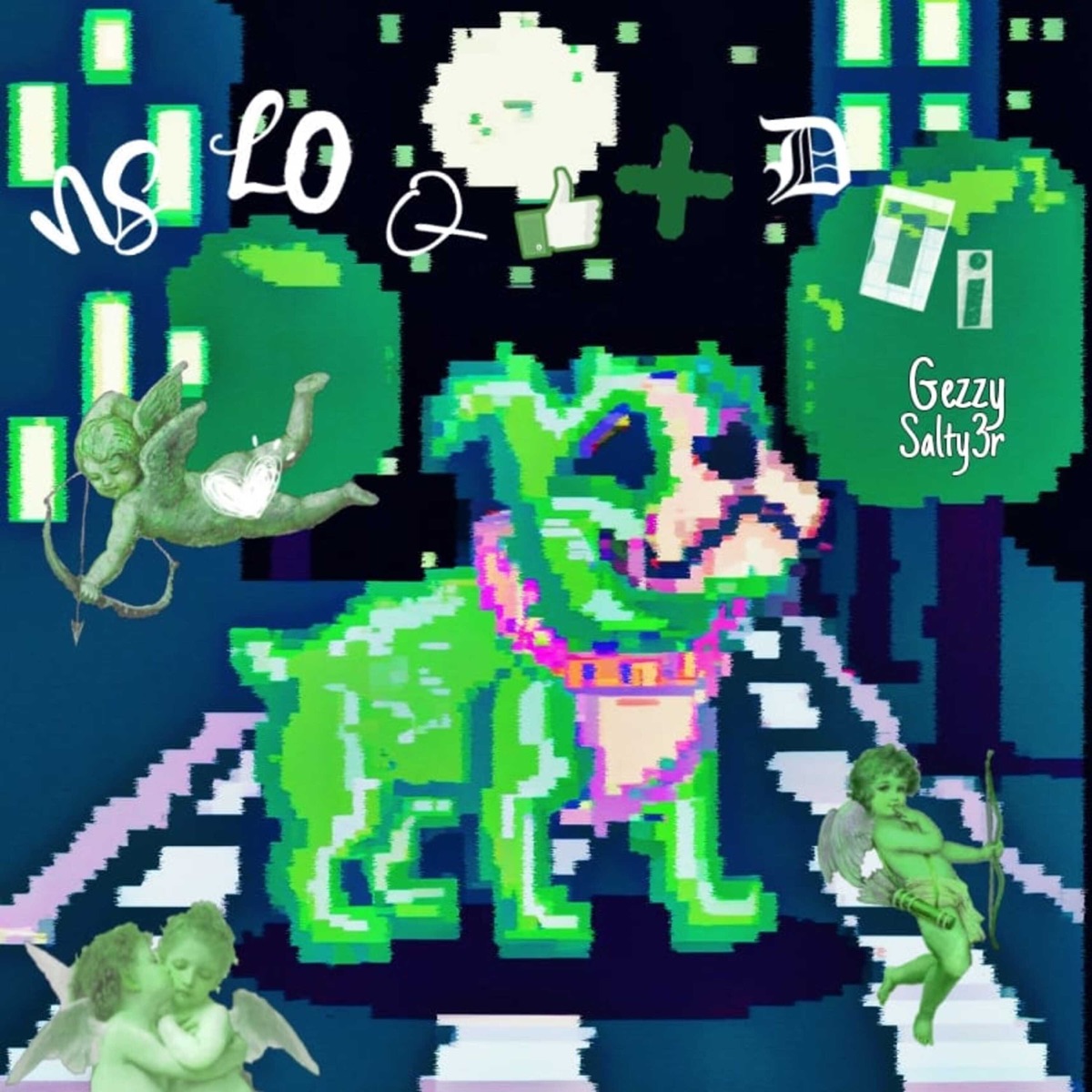 Ns lo q mg + d ti - Single by Gezzy & Salty3r album cover