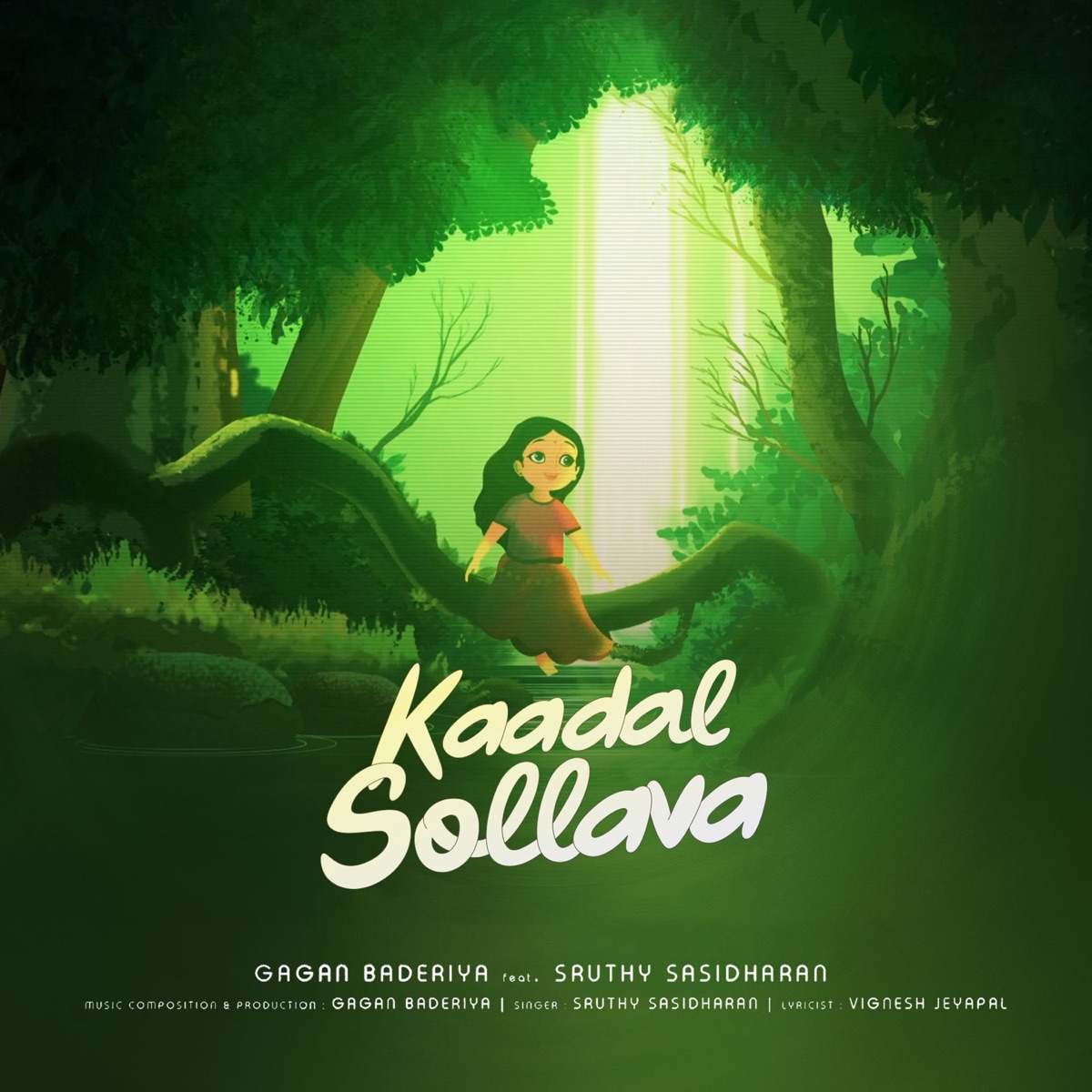 Kaadal Sollava - Single by Vignesh Jeyapal, Gagan Baderiya & Sruthy Sasidharan album cover