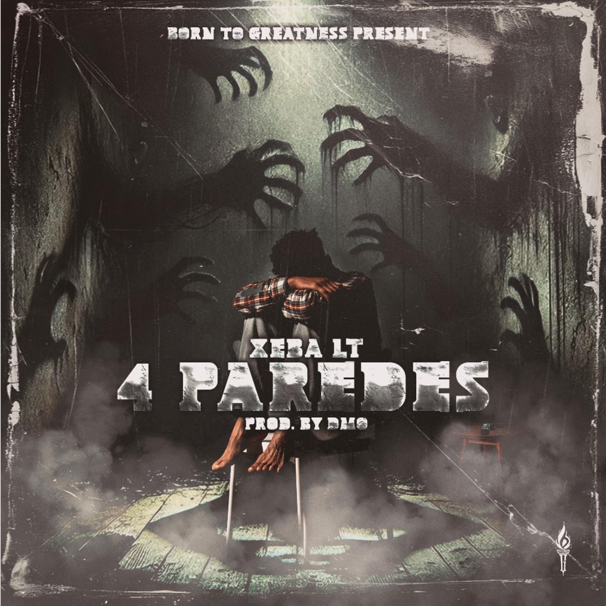 4 Paredes (feat. D-MO) - Single by Xeba LT album cover