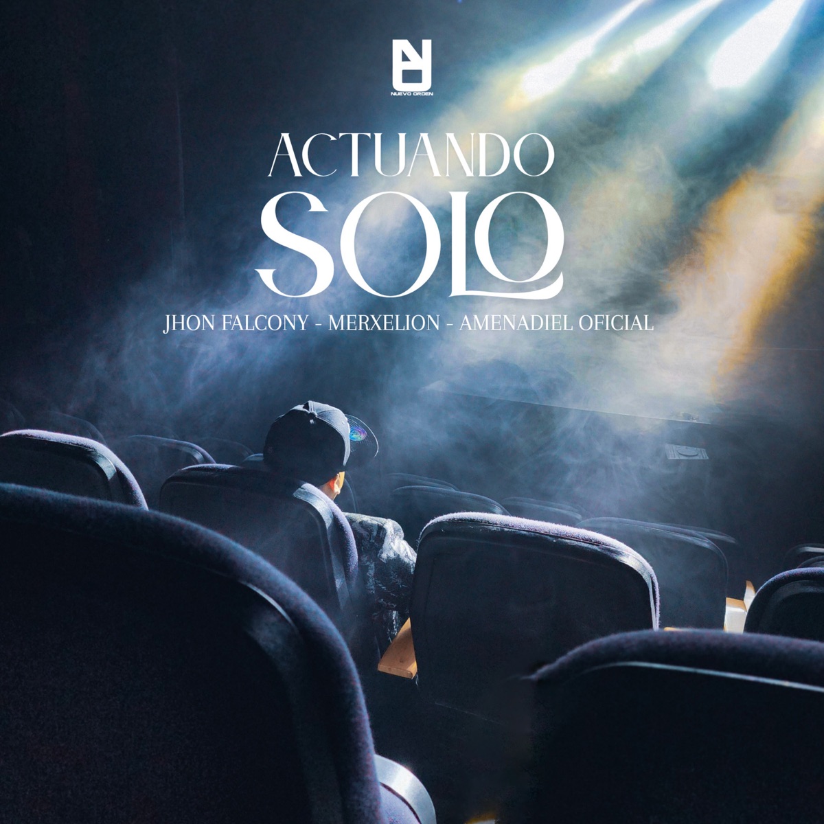 Actuando Solo - Single by Jhon Falcony, Merxelion & AMENADIEL OFICIAL album cover
