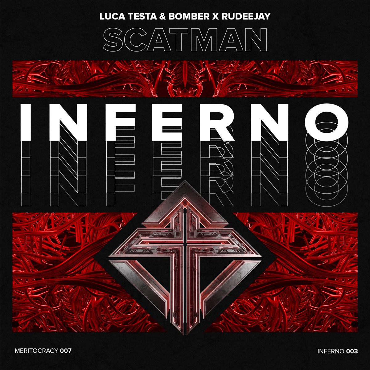 Scatman - Single by Luca Testa, Bomber & Rudeejay album cover