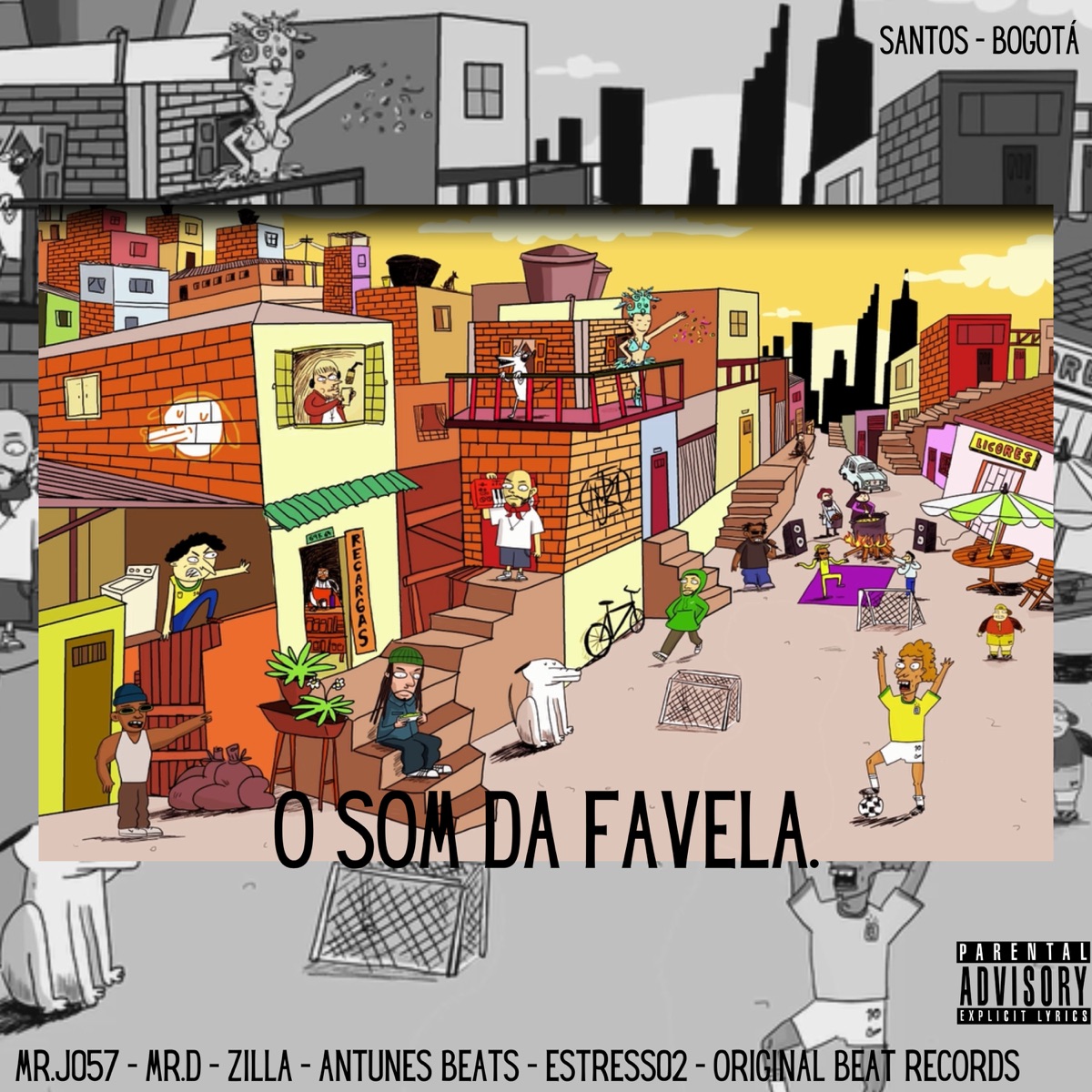 O Som da Favela (feat. Zilla & Mister D) - Single by MR.J 057 album cover