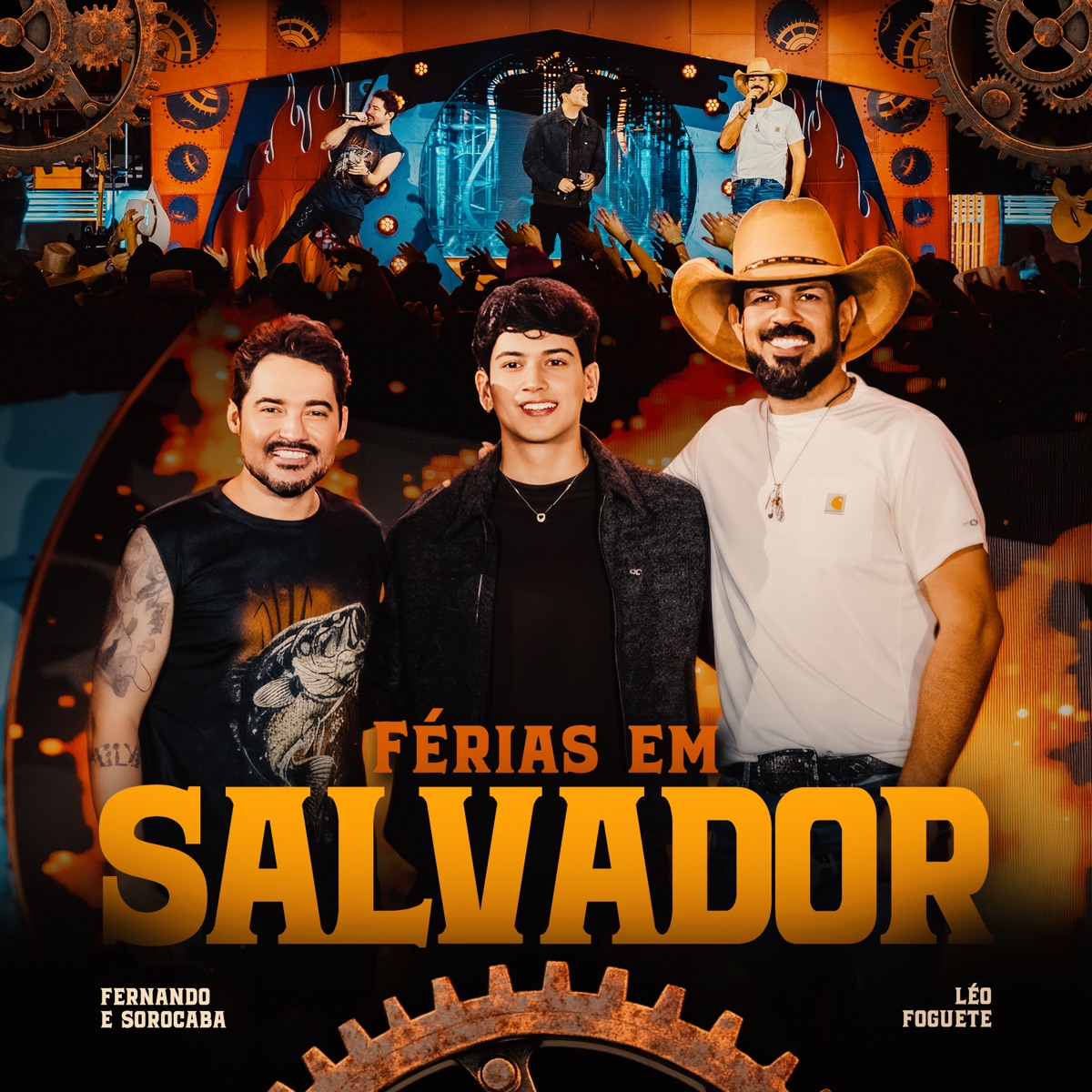 Férias em Salvador (Ao Vivo) - Single by Fernando & Sorocaba & Léo Foguete album cover
