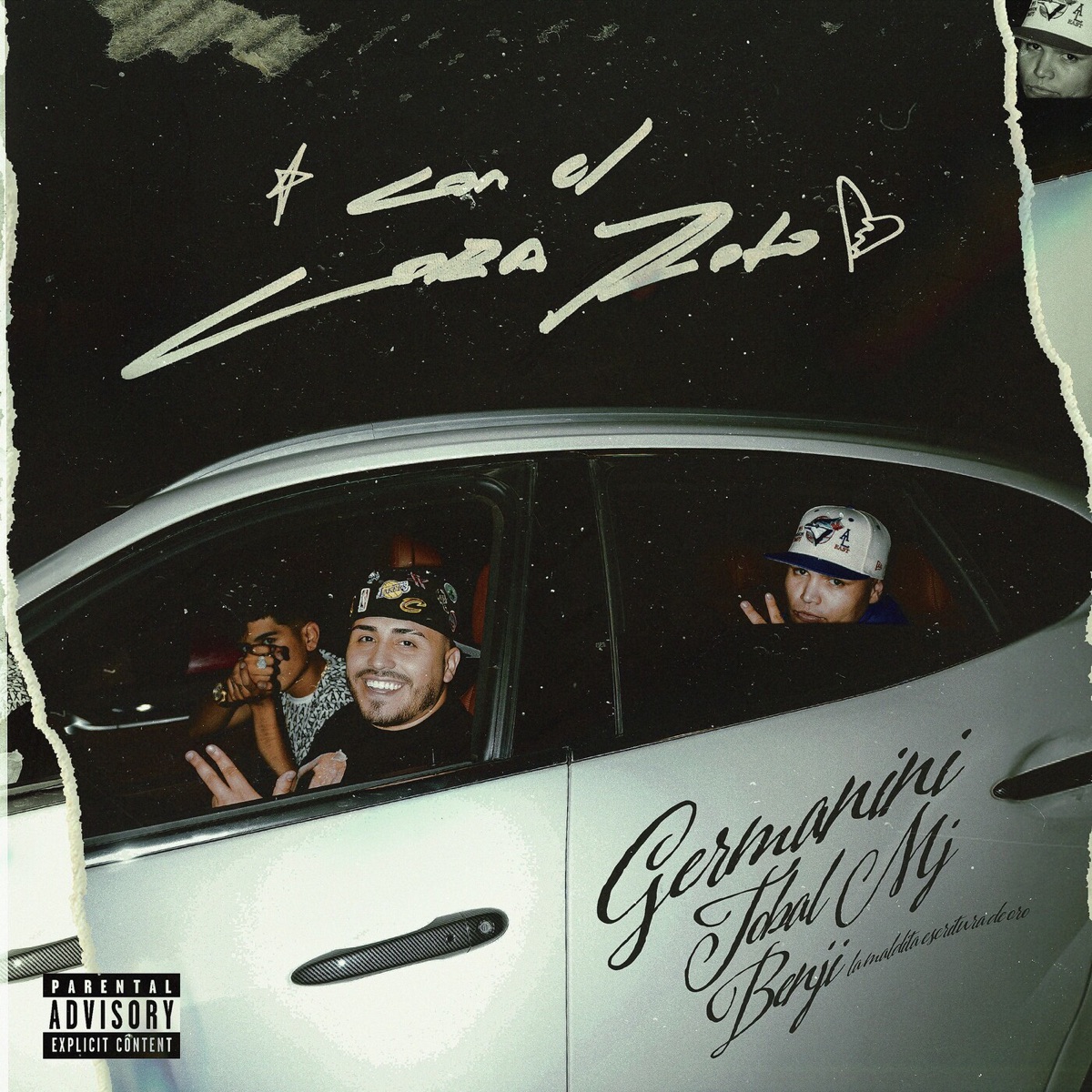 Con El Cora Roto - Single by Germanini, Tobal Mj & BENJI LA MALDITA ESCRITURA DE ORO album cover