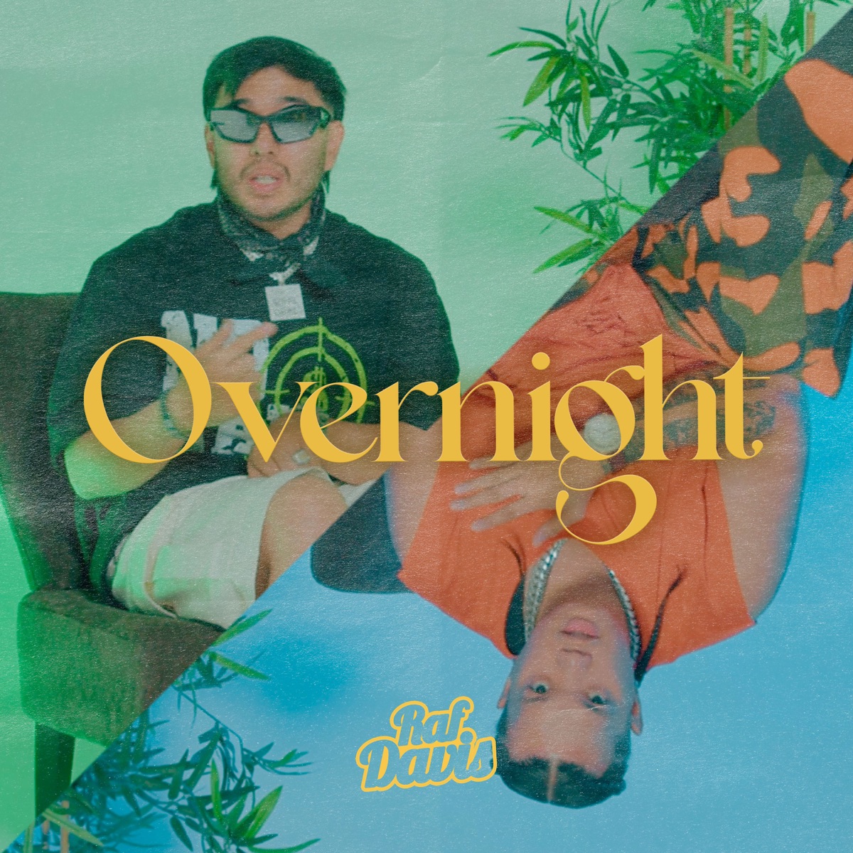 OVERNIGHT (feat. Petsanity) - Single by Raf Davis album cover