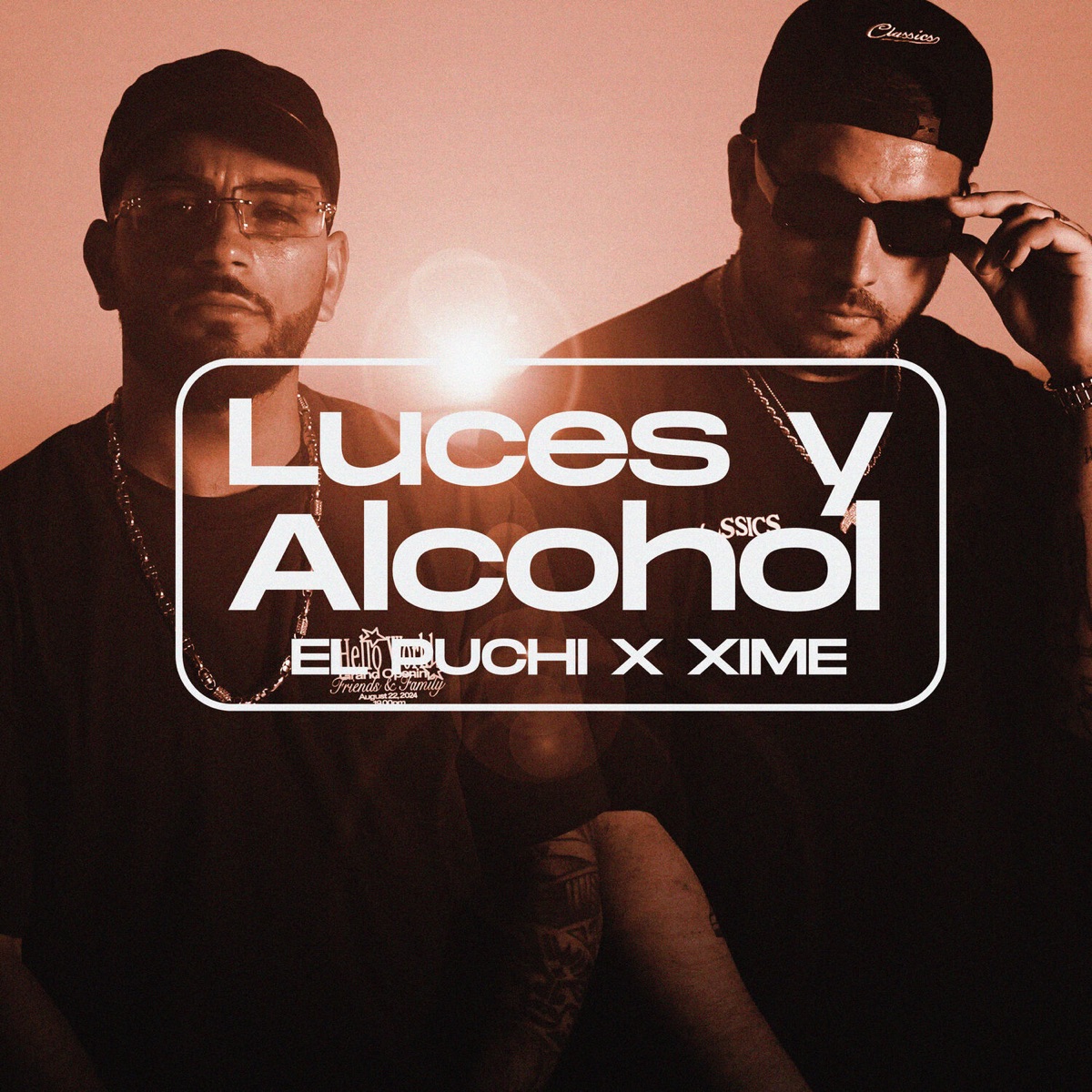 LUCES Y ALCOHOL - Single by El Puchi, Xime & Santero album cover