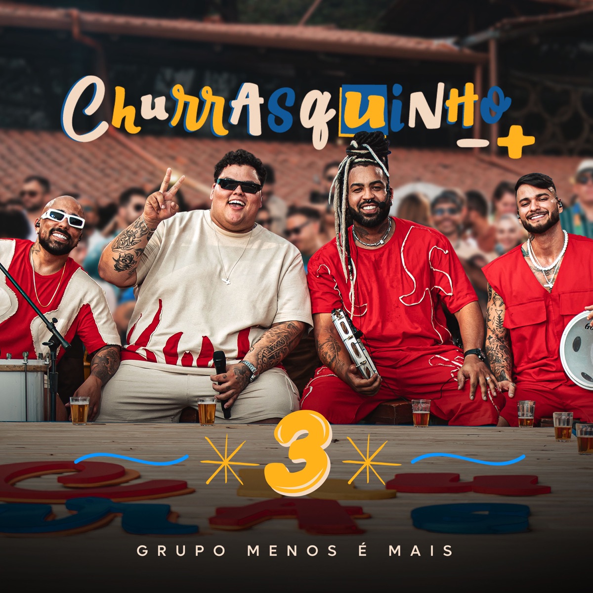 Churrasquinho 3 (Ao Vivo) by Grupo Menos É Mais album cover