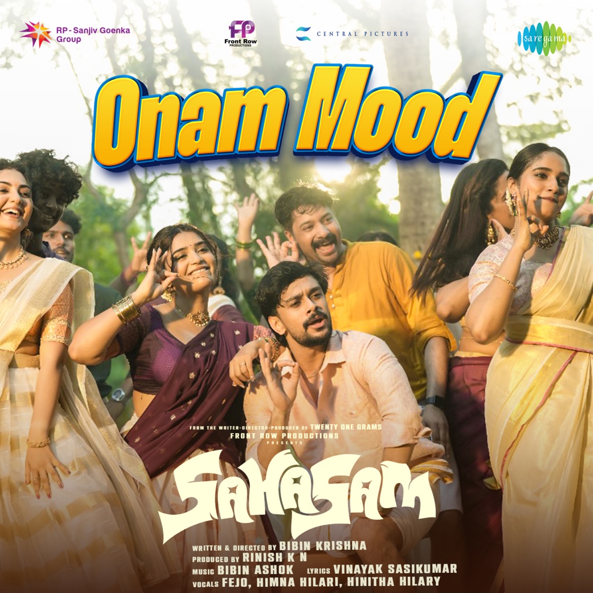Onam Mood (From "Sahasam") - Single by Fejo, Himna Hilari, Hinitha Hilary, Bibin Ashok & Vinayak Sasikumar album cover