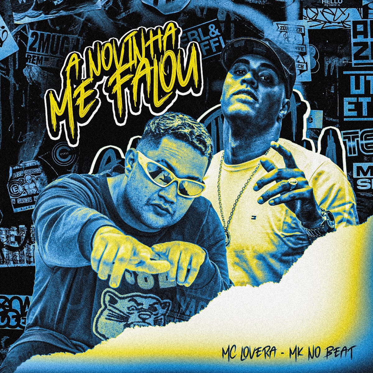A NOVINHA ME FALOU - Single by MK no Beat & Mc Lovera album cover