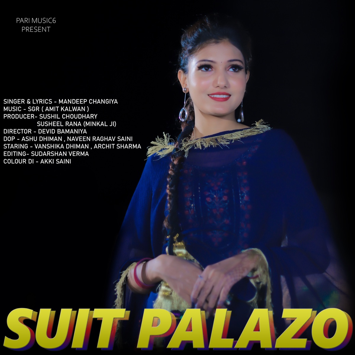 Suit Palazo - Single by Mandeep Changiya album cover