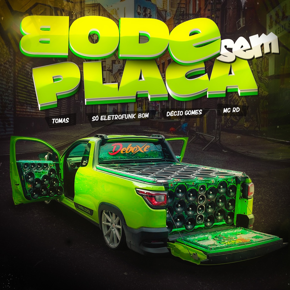 Bode Sem Placa Eletrofunk (feat. Mc Rd) - Single by TOMAS, SO ELETROFUNK BOM & Décio Gomes album cover