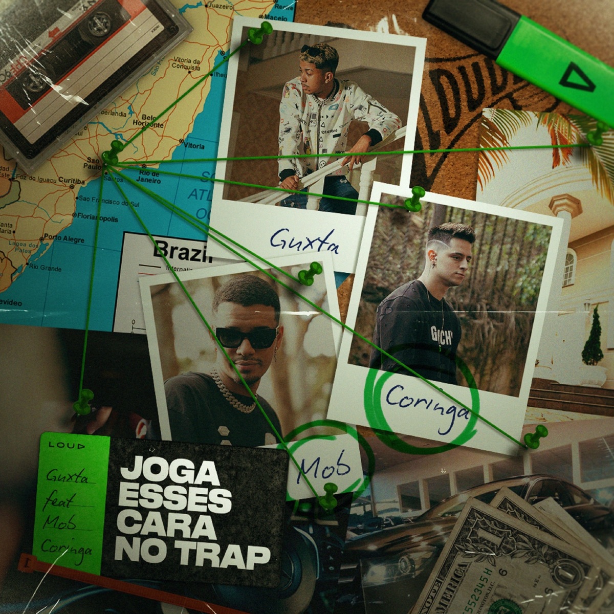 Joga Esses Cara no Trap (feat. Loud Coringa & LOUD MOB) - Single by Guxta & LOUD album cover
