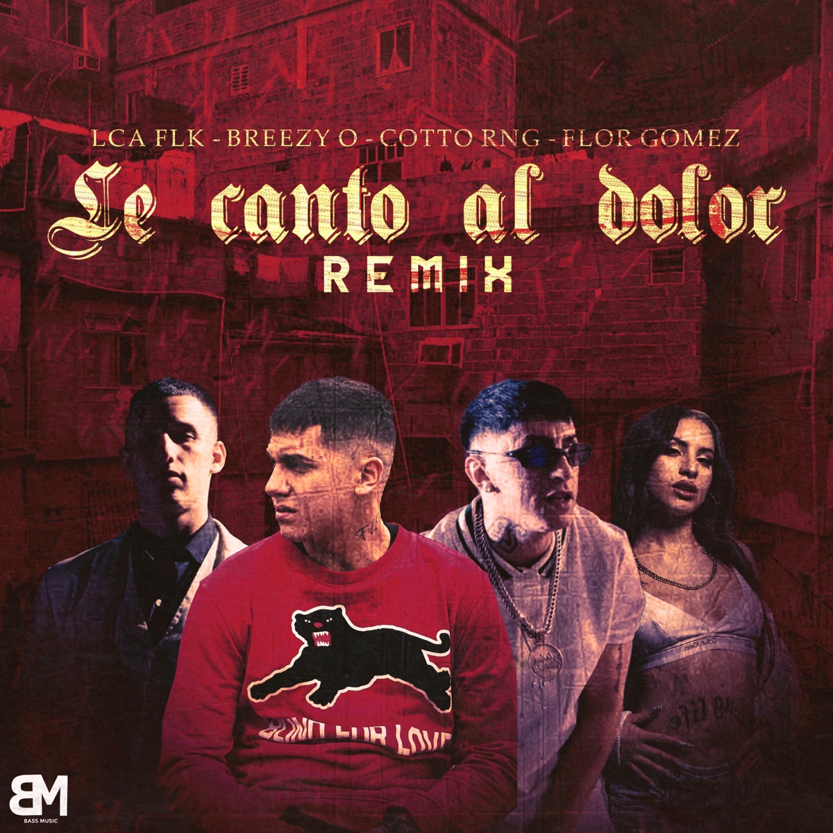 LE CANTO AL DOLOR (feat. Cotto RNG, Flor Gomez & Breezy O) [Neko Remix] - Single by LCA FLK album cover