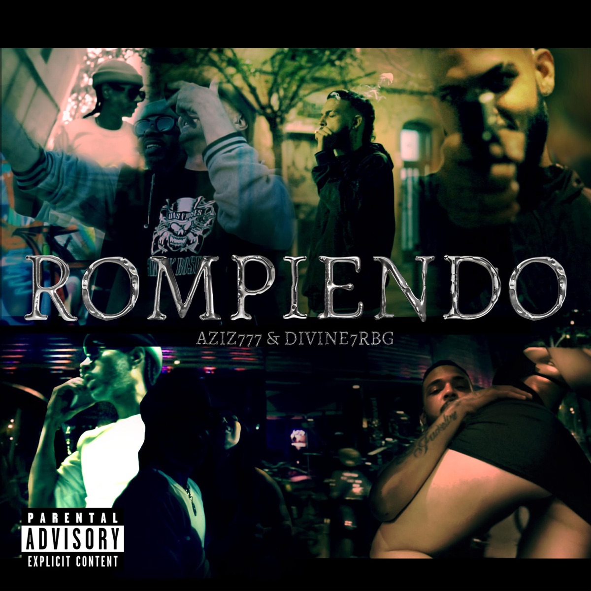 ROMPIENDO (feat. DivineRBG) - Single by A7 album cover