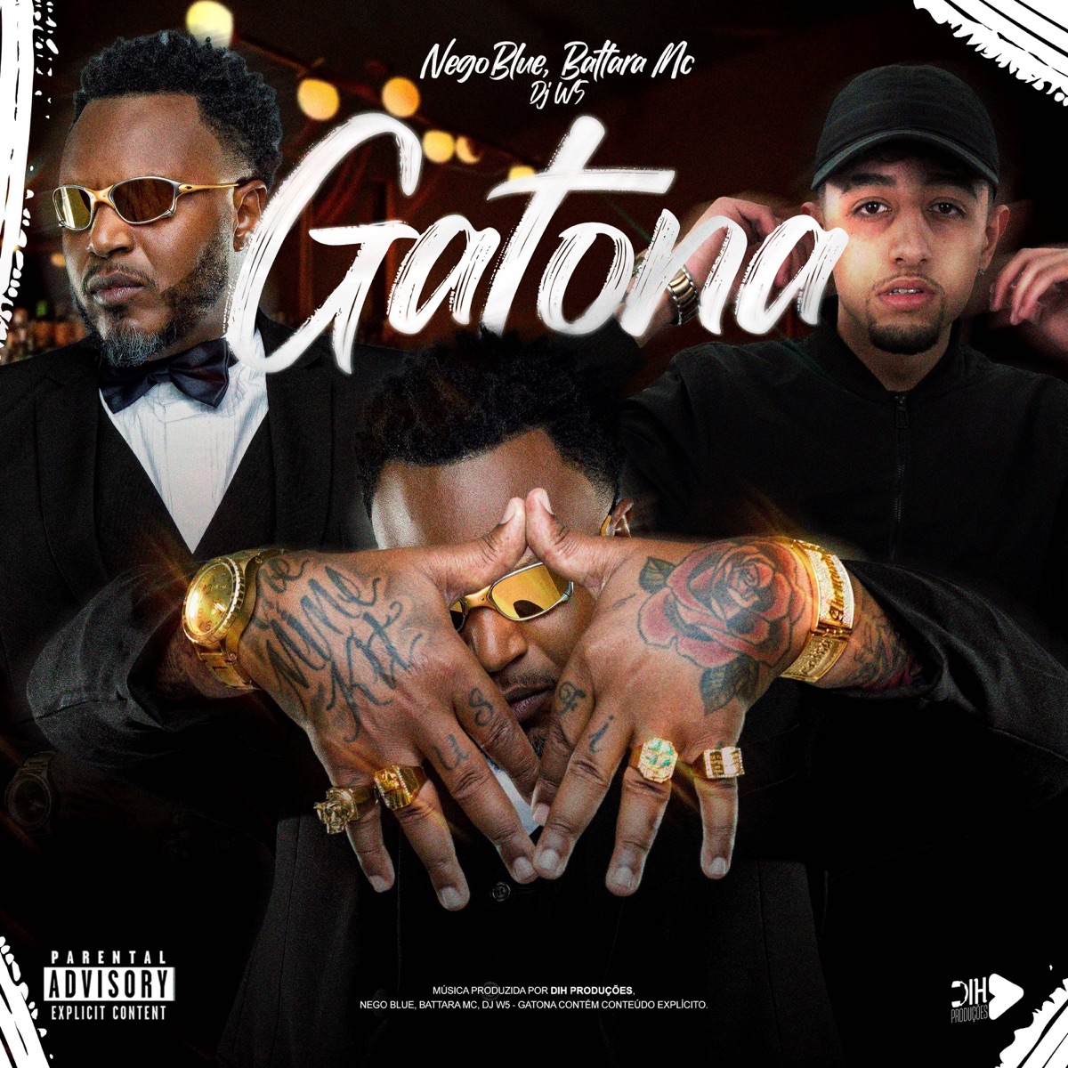 GATONA - Single by MC NEGO BLUE, Dj W5, DIH PRODUÇÕES & Battara album cover