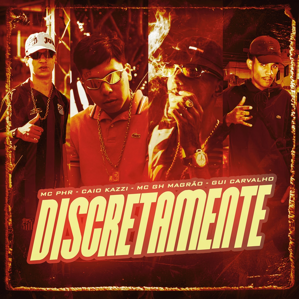 Discretamente - Single by MC GH MAGRÃO, Caio Kazzi, MC PHR & Gui Carvalho album cover