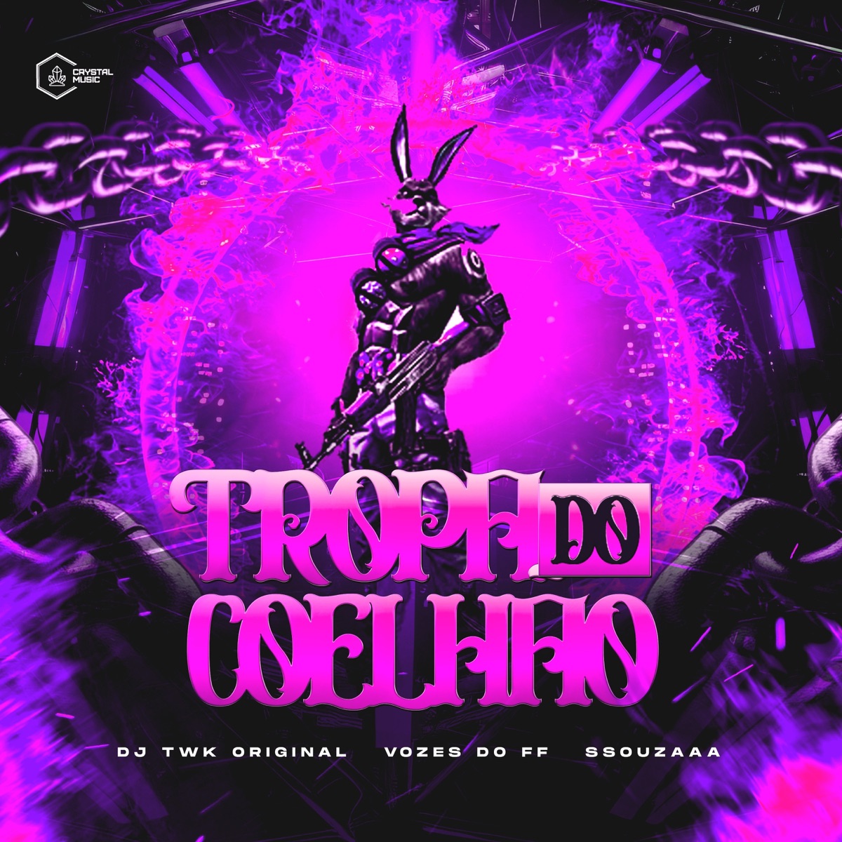 Tropa do Coelhão - Single by DJ TWK ORIGINAL, ssouzaaa, Vozes do FF & Crystal Music Brasil album cover