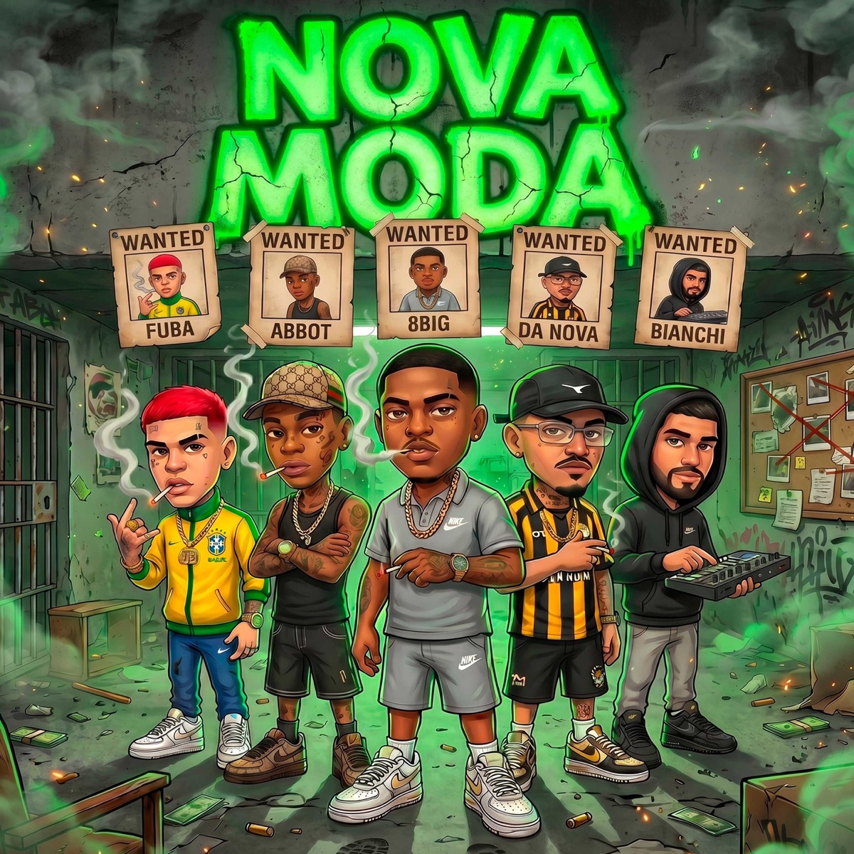 NOVA MODA - Single by The Box, Real Fuba, Abbot, Leal M4 & BIANCHI NO BEAT album cover