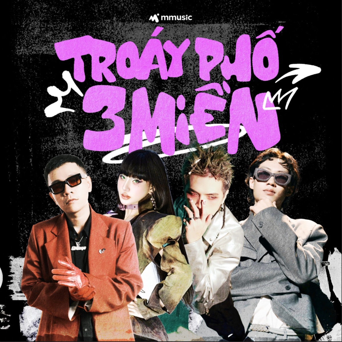 Troáy Phố 3 Miền - Single by Lil Wuyn, CHARLES., Saabirose, $A Milo & SlimV album cover