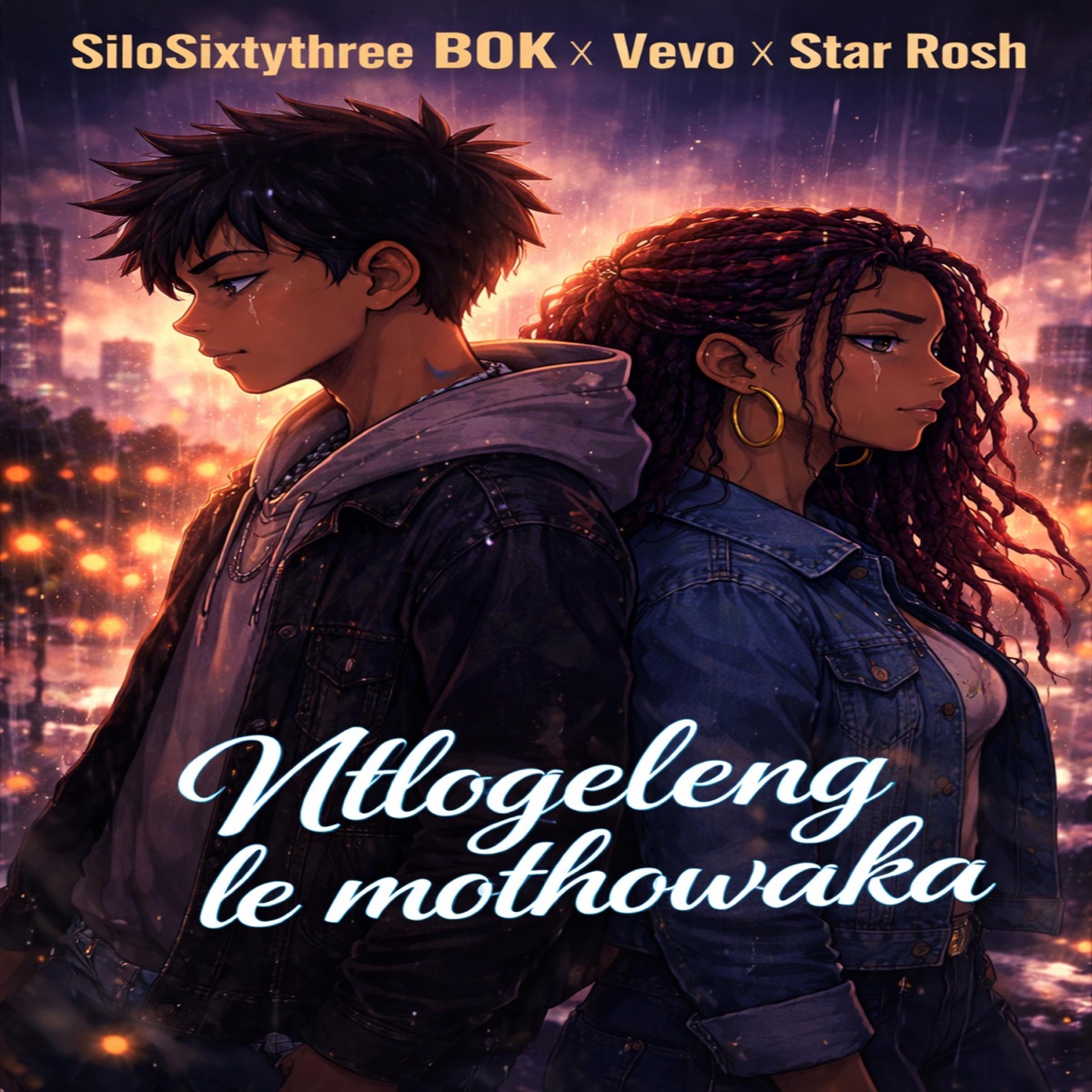 Ntlogeleng le waka (feat. Vevo & Star Rosh) - Single by SiloSixtythree Bok album cover