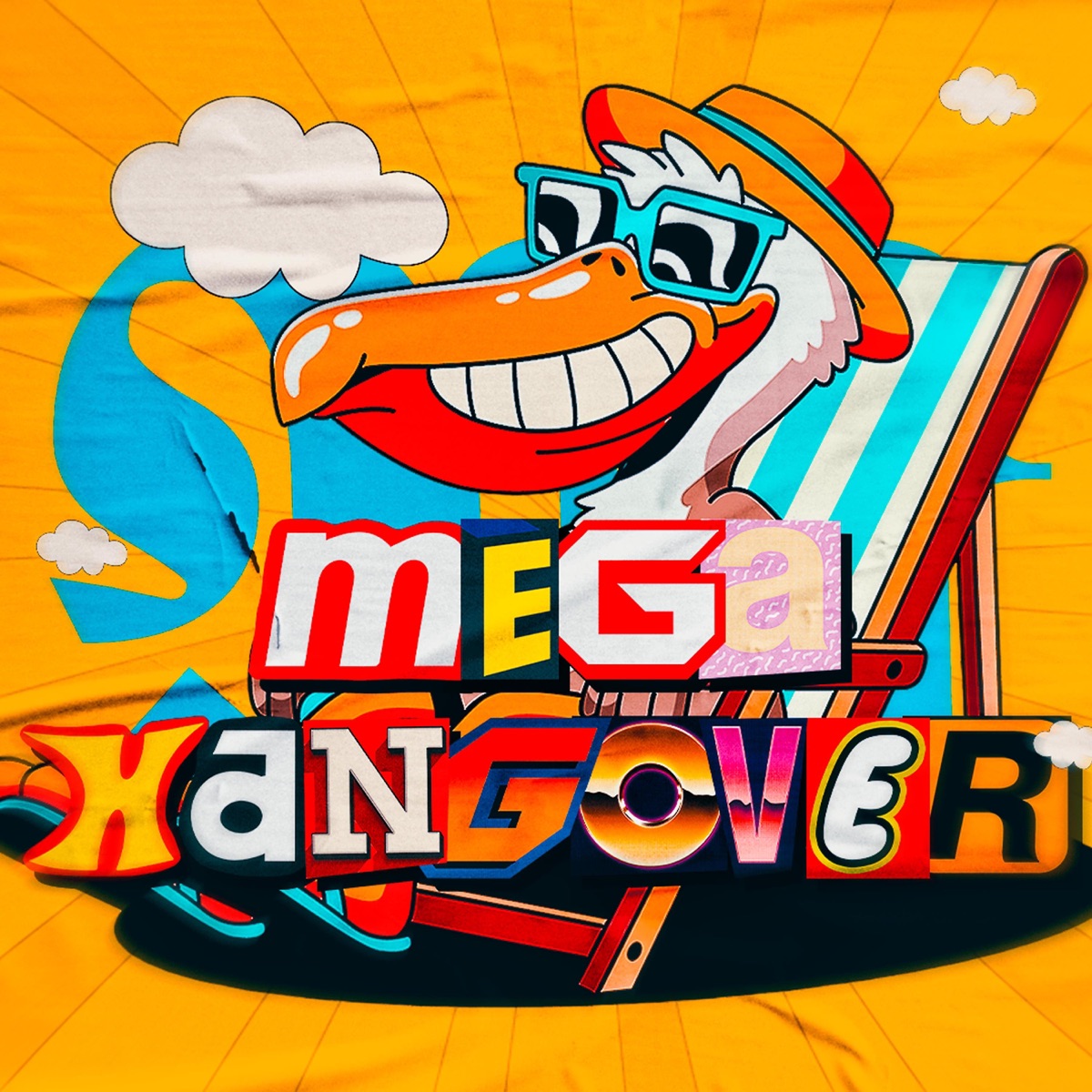 MEGA HANGOVER - Single by DJ Brinquinho SC, DJ Bratti SC & DJ Martinz album cover