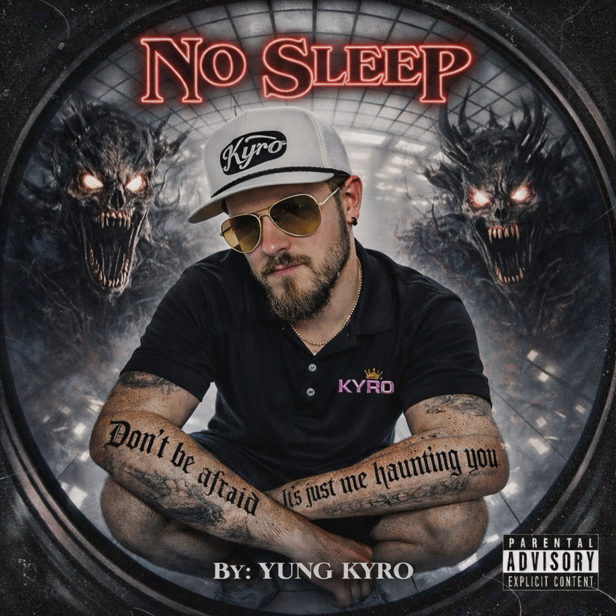 No Sleep - Single by Yung Kyro album cover