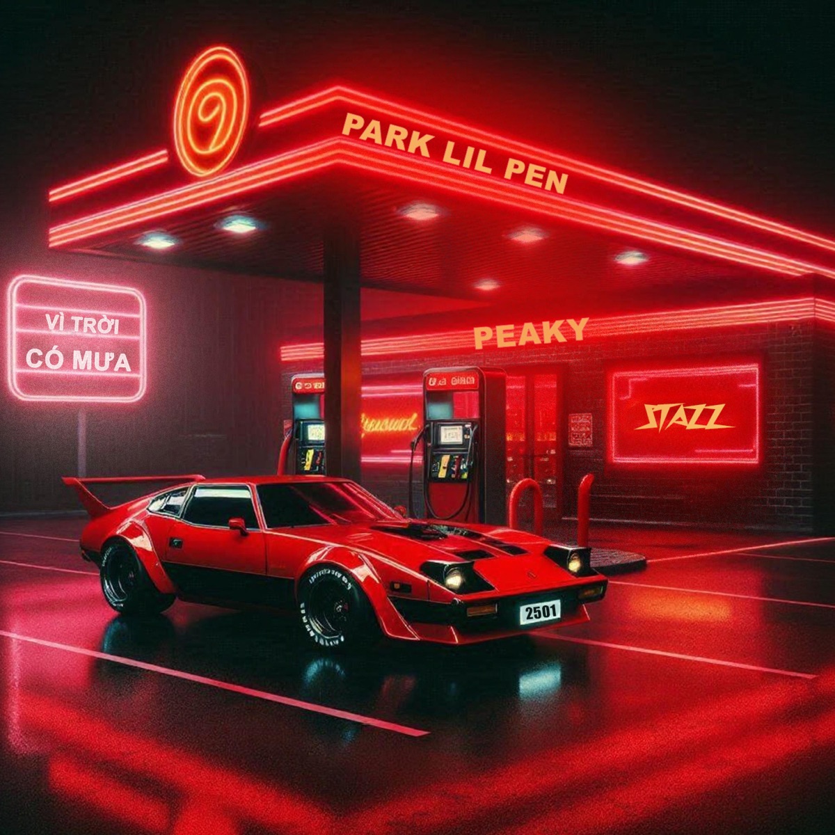 Vì Trời Có Mưa (feat. PEAKY) - Single by Park Lil Pen album cover