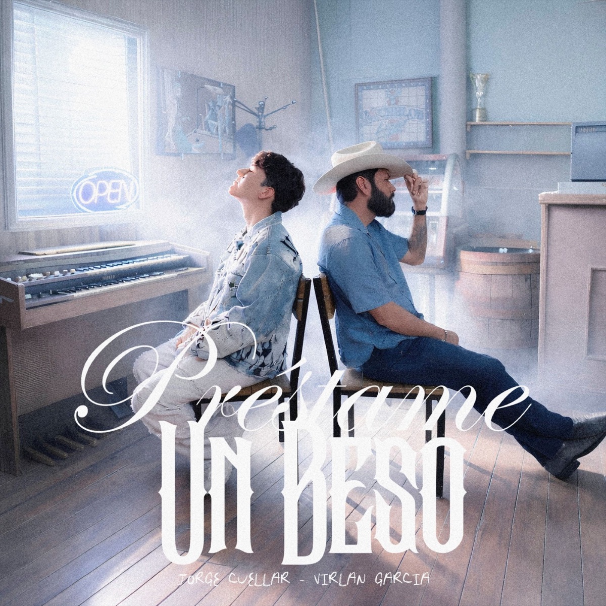 préstame un beso - Single by Jorge Cuellar & Virlán García album cover