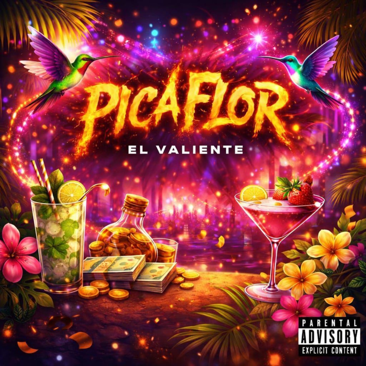 Pica Flor - Single by El Valiente album cover