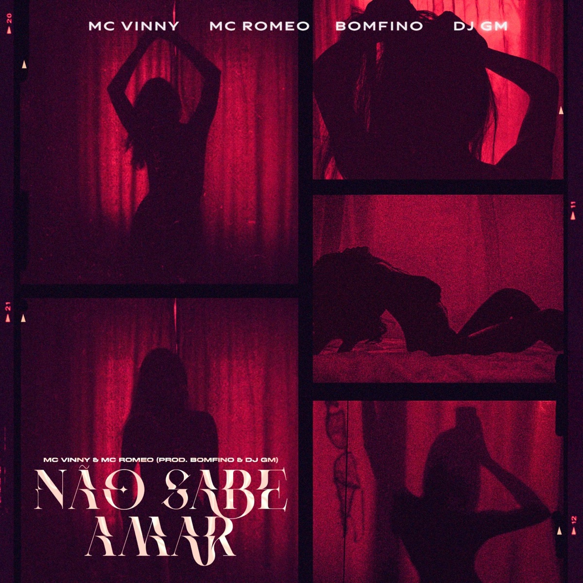 Não Sabe Amar - Single by Mc Romeo, Bomfino, Dj GM & MC Vinny album cover