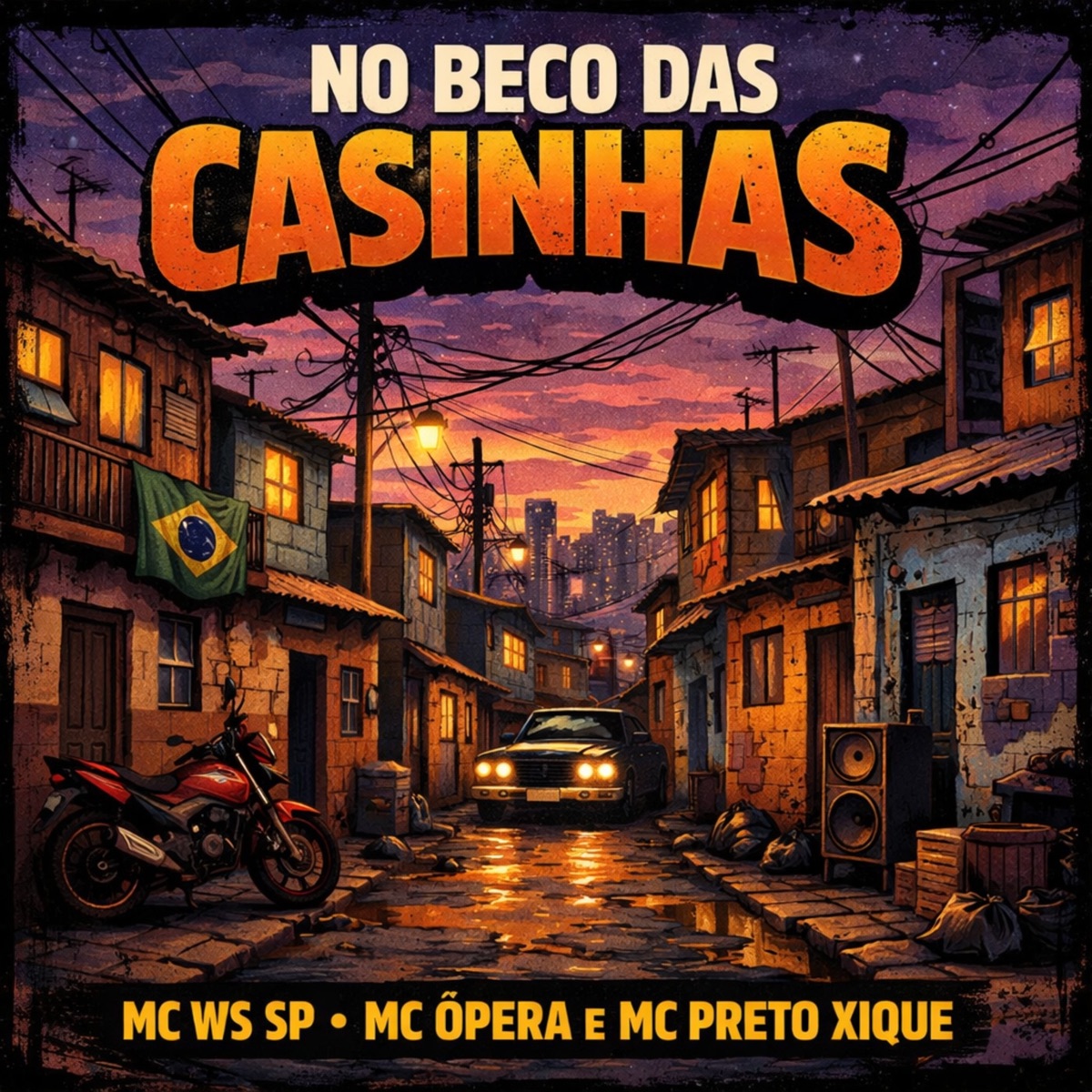 NO BECO DAS CASINHAS (feat. MC ÓPERA) - Single by MC WS SP, MC PRETO XIQUE & NEGU7NNOBEAT album cover