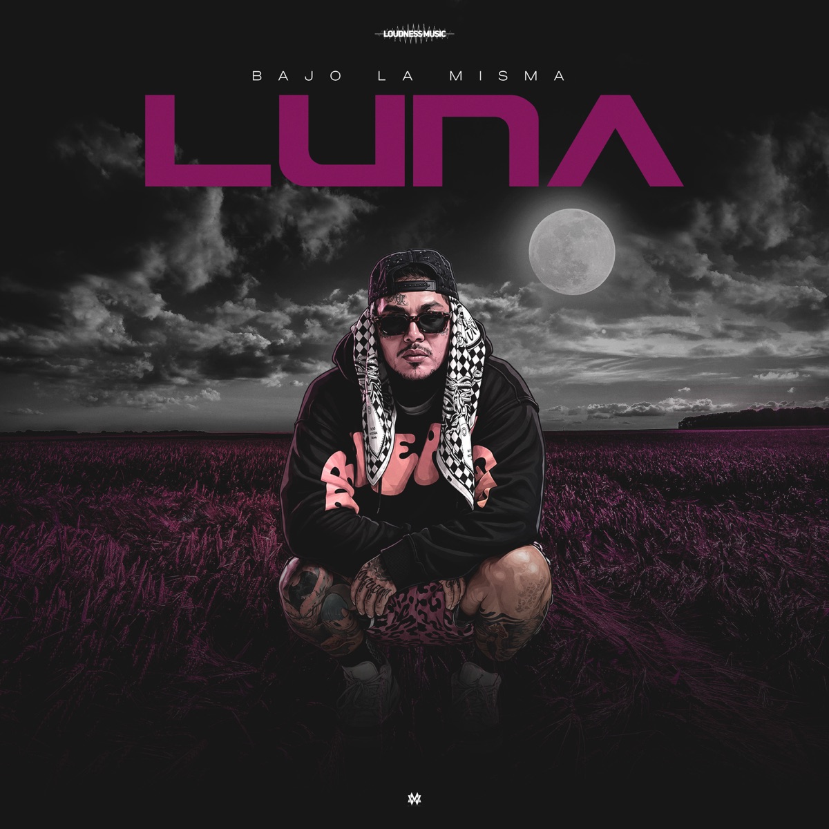 Bajo la Misma Luna - Single by Big Stan & Eanz album cover